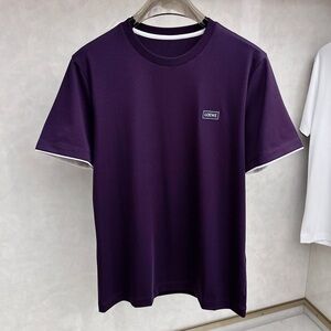 Loewe Men's Purple Crewneck Tee